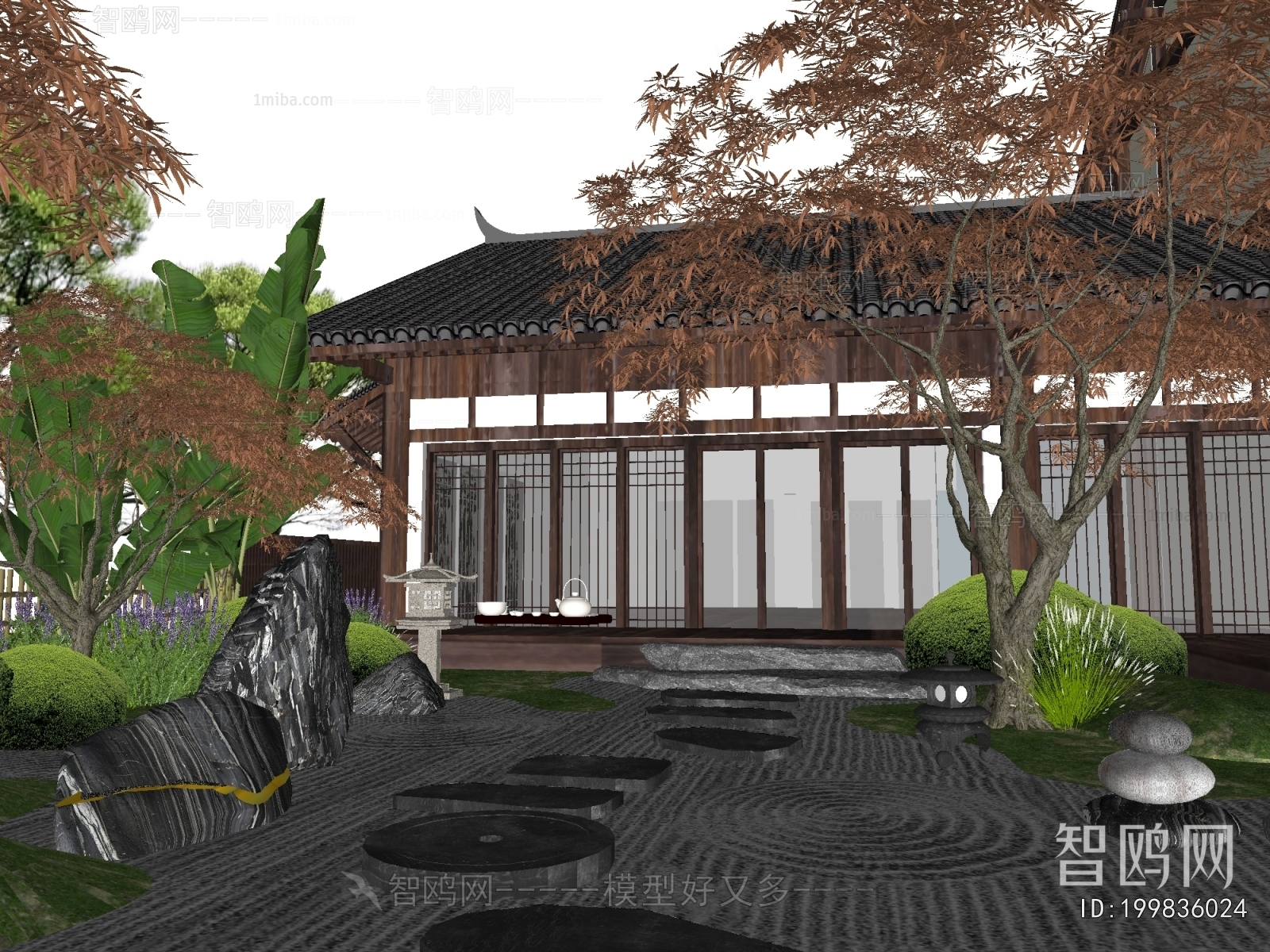 Japanese Style Courtyard/landscape