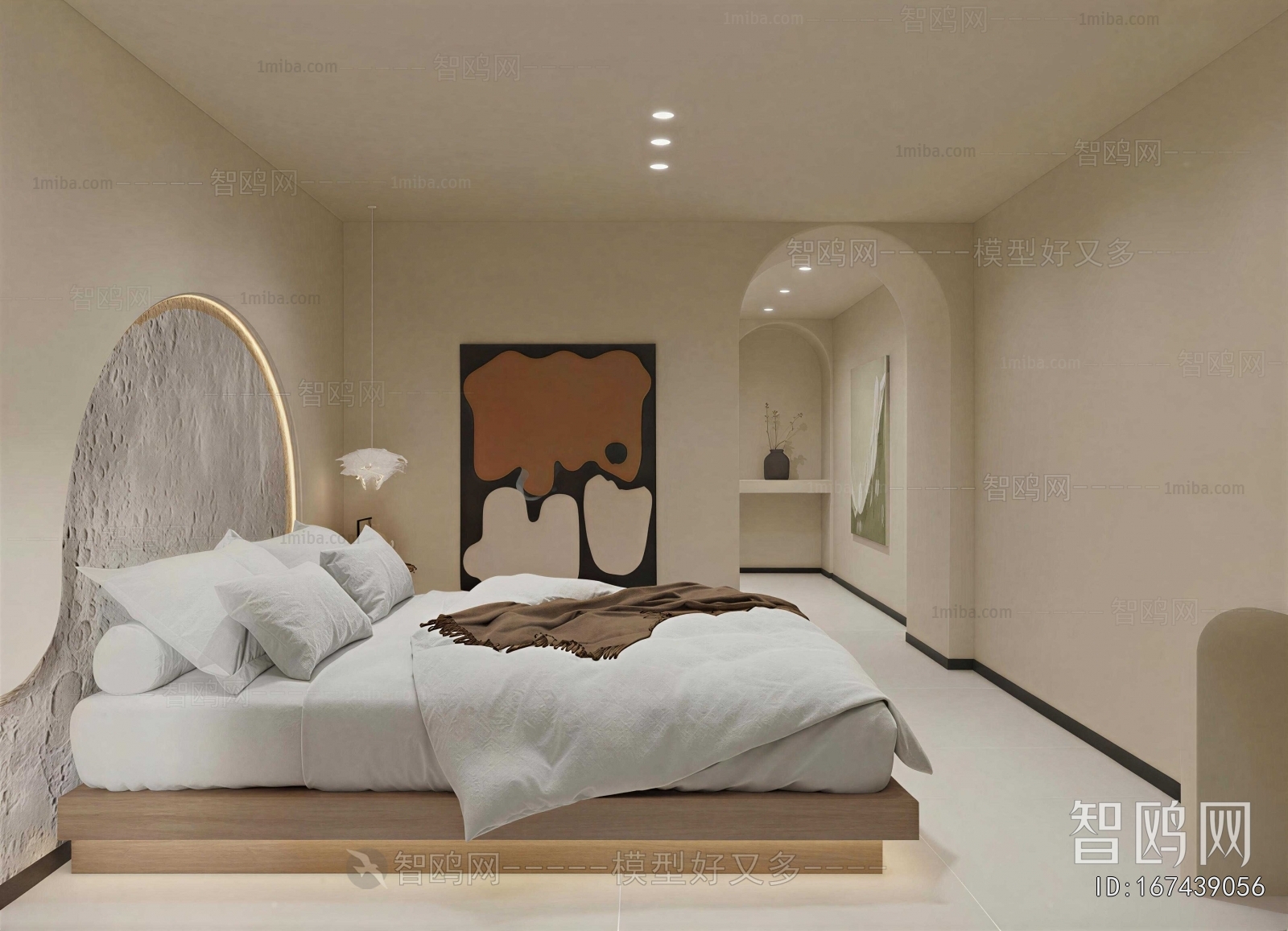 Wabi-sabi Style Bedroom