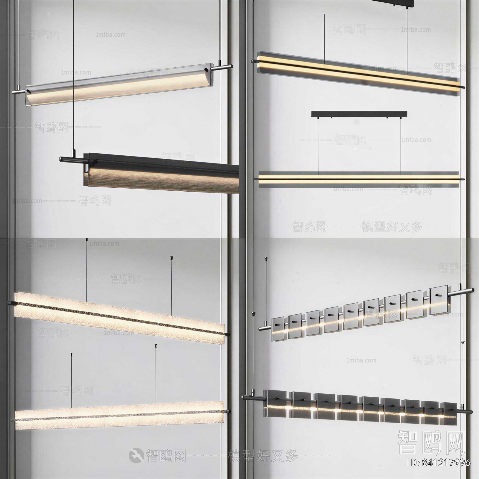 Modern Long Chandelier