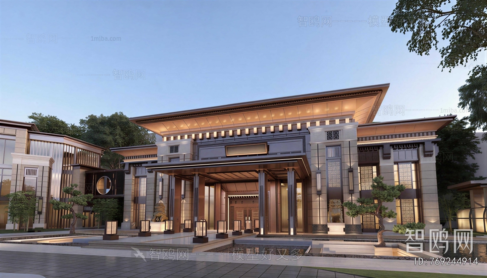 New Chinese Style Facade Element