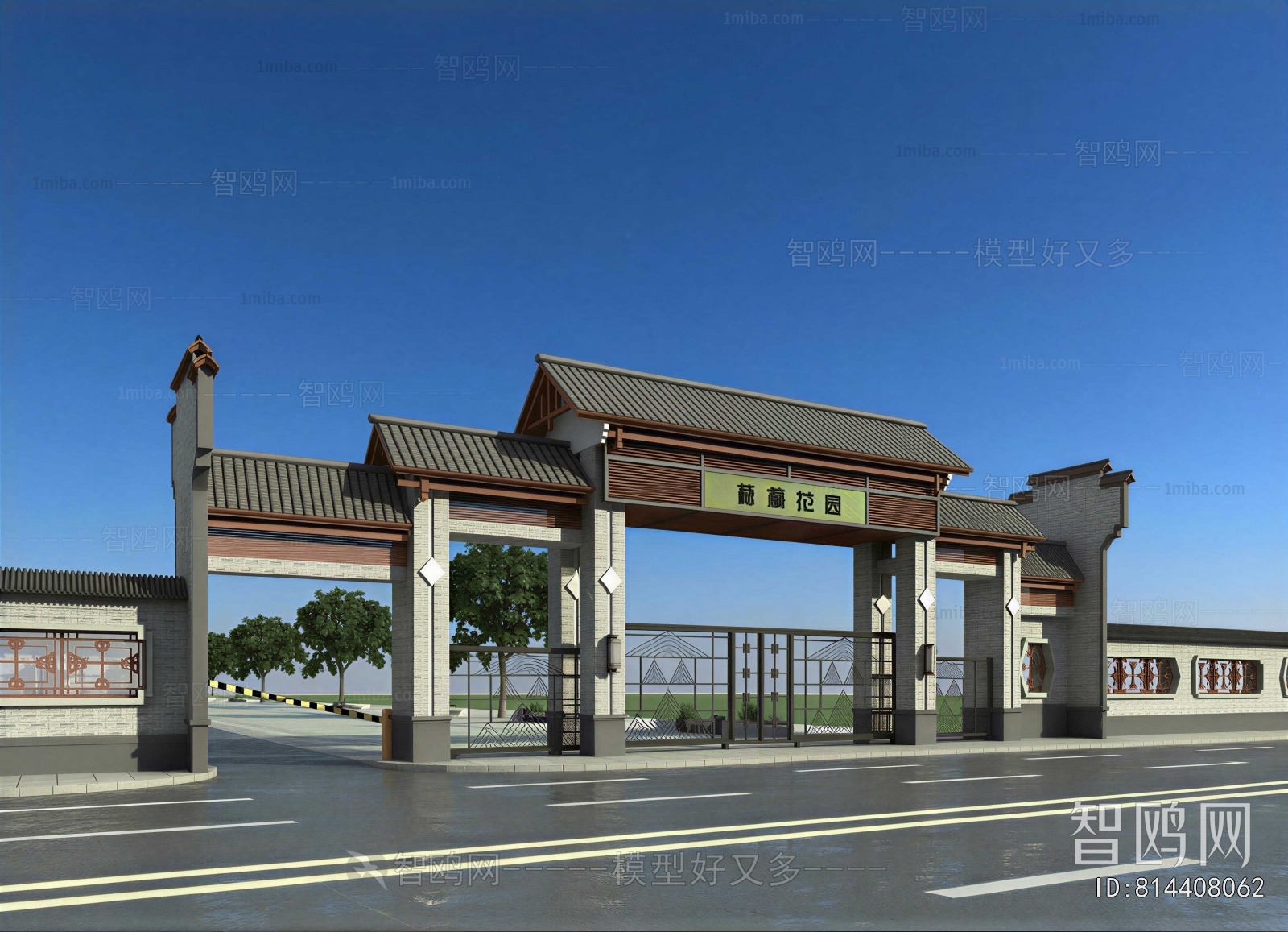 New Chinese Style Facade Element