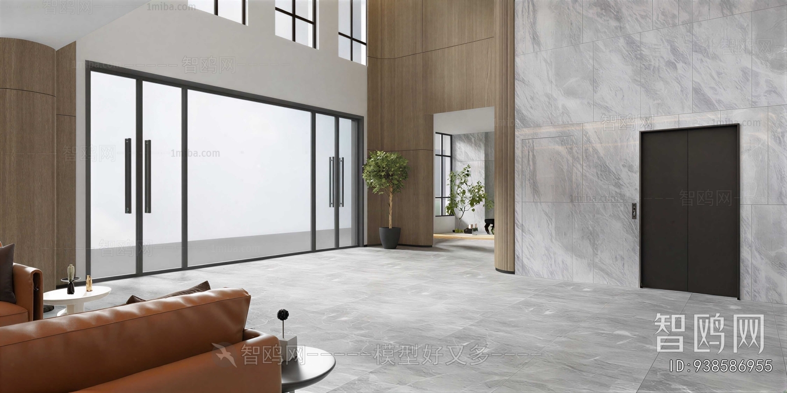 Modern Office Reception Desk