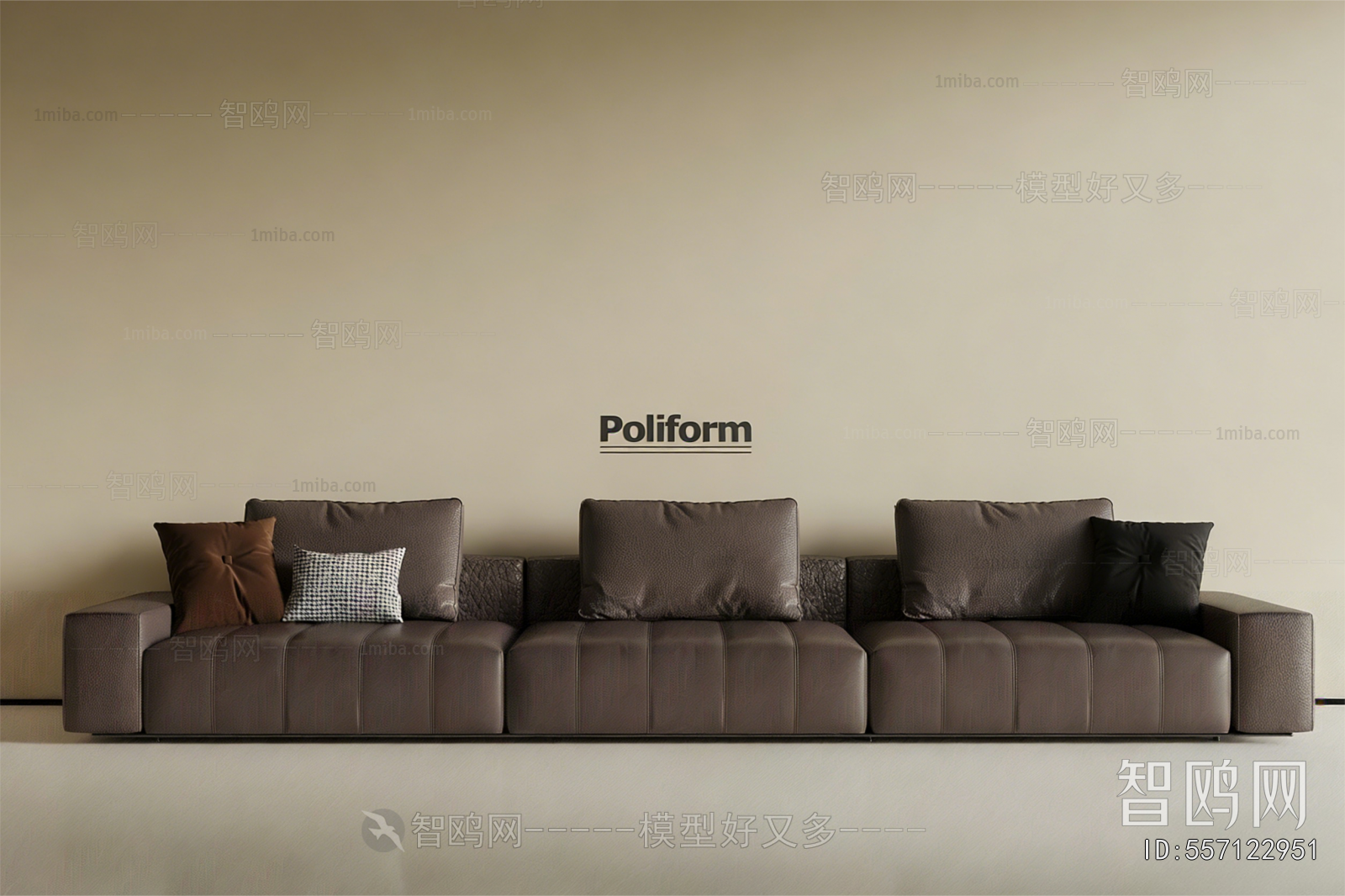 Modern Three-seat Sofa