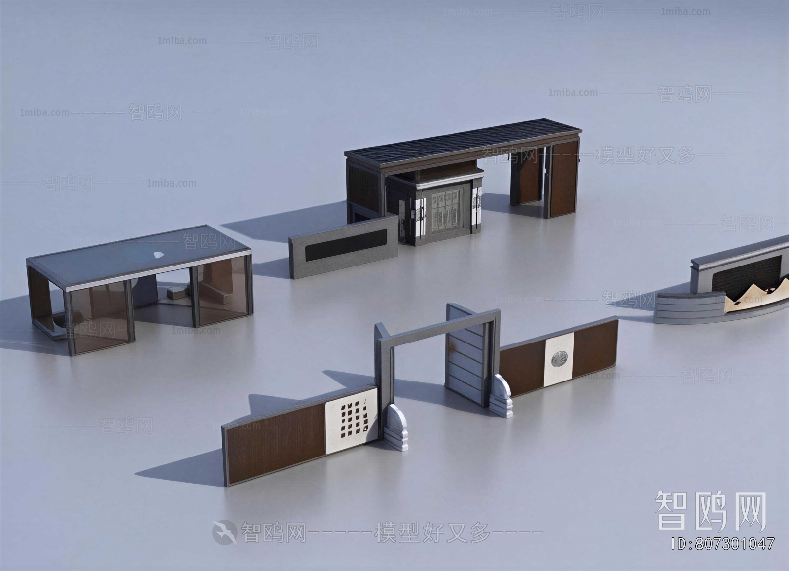 New Chinese Style Security Booth