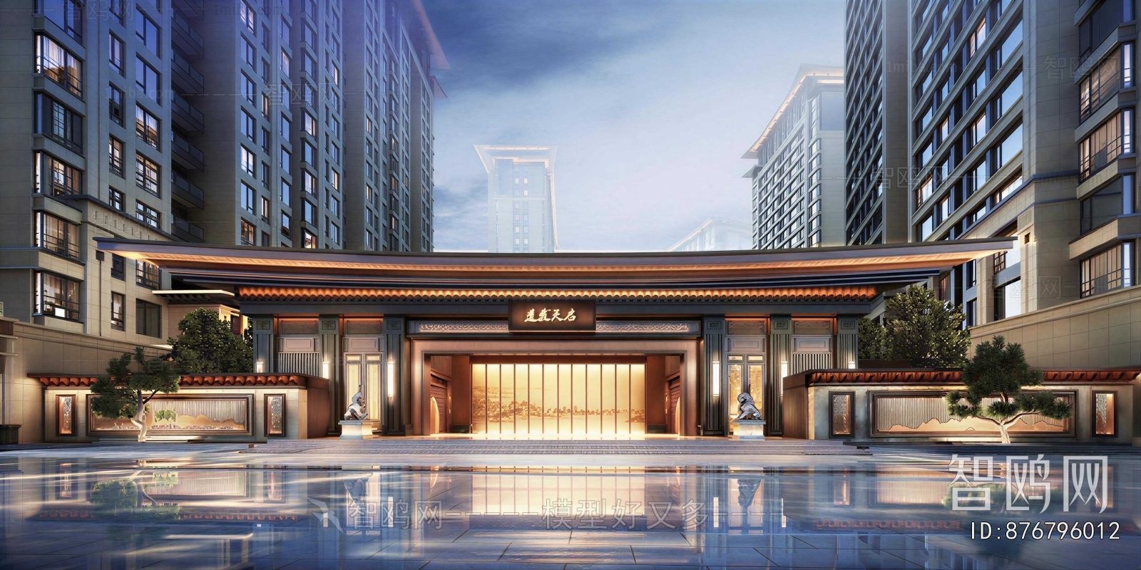 New Chinese Style Facade Element