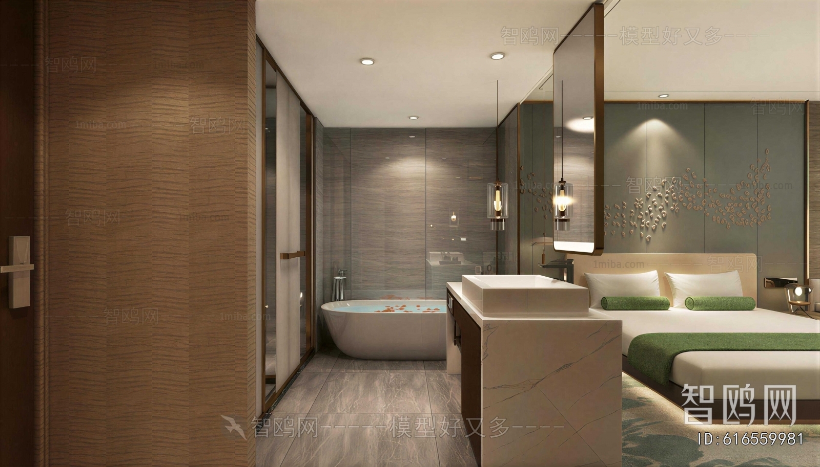 Modern Guest Room
