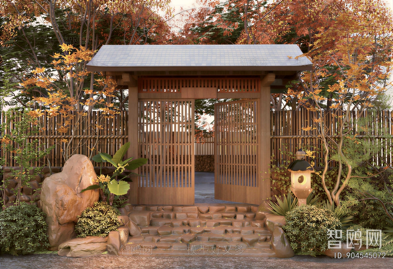 Japanese Style Courtyard/landscape
