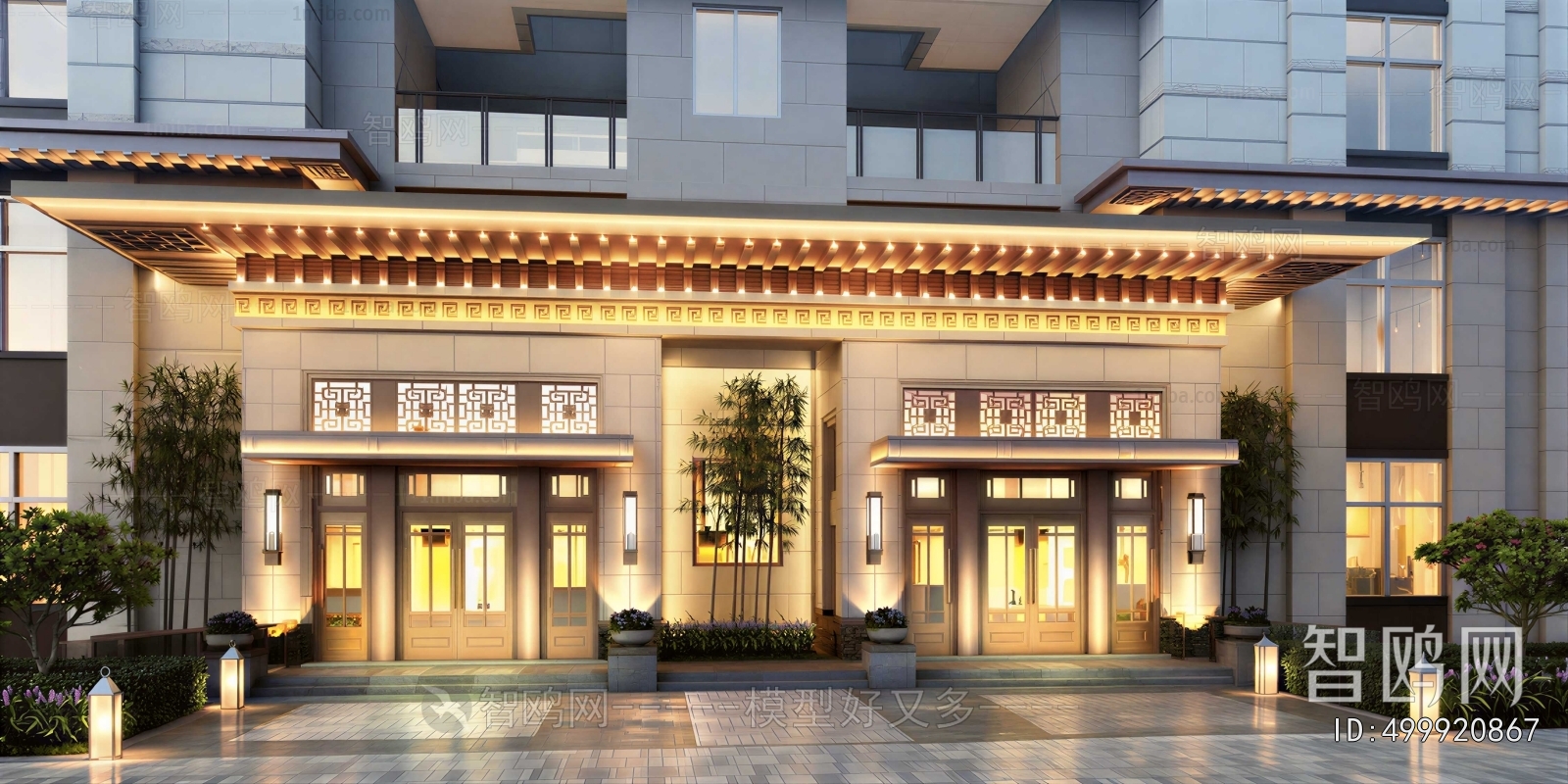 New Chinese Style Facade Element