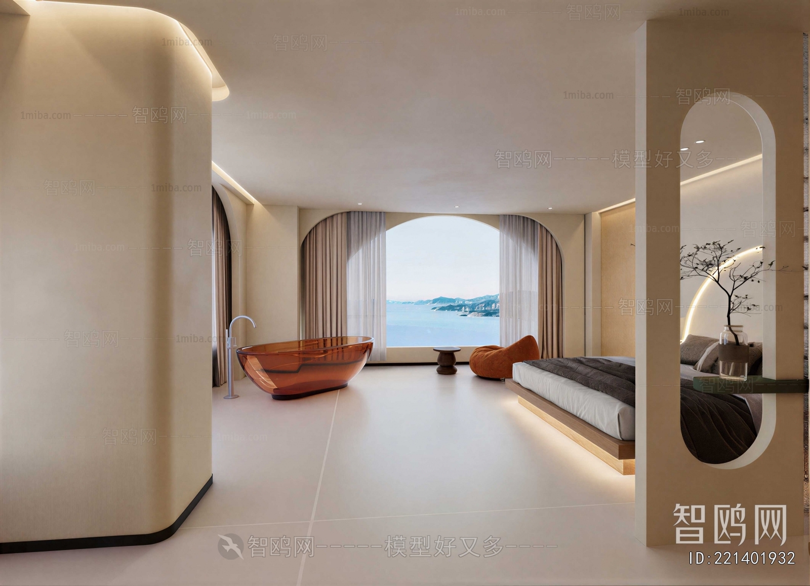 Modern Guest Room