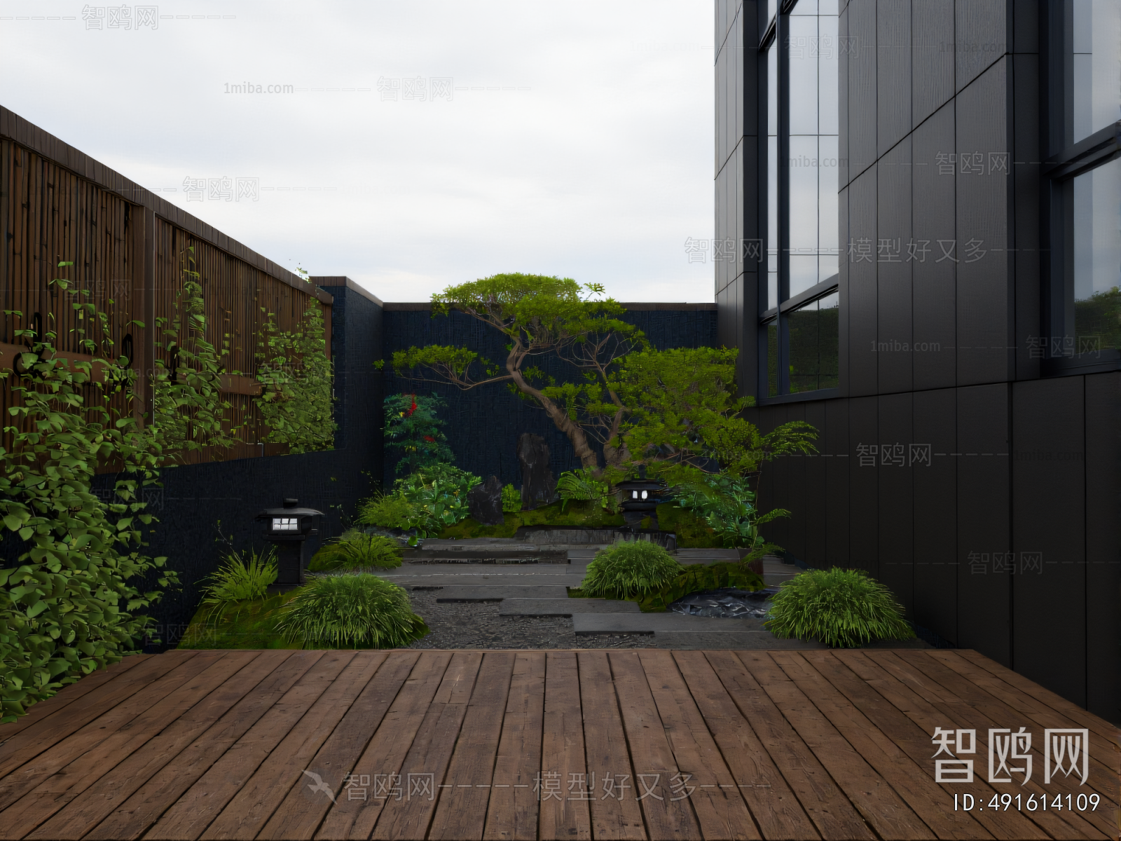 Japanese Style Courtyard/landscape