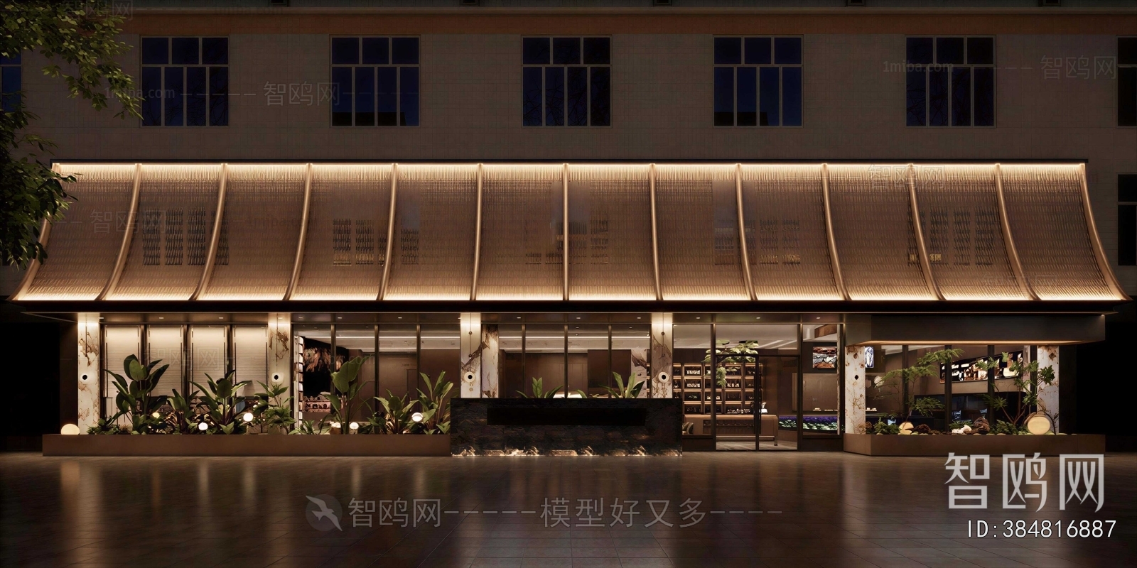 New Chinese Style Facade Element