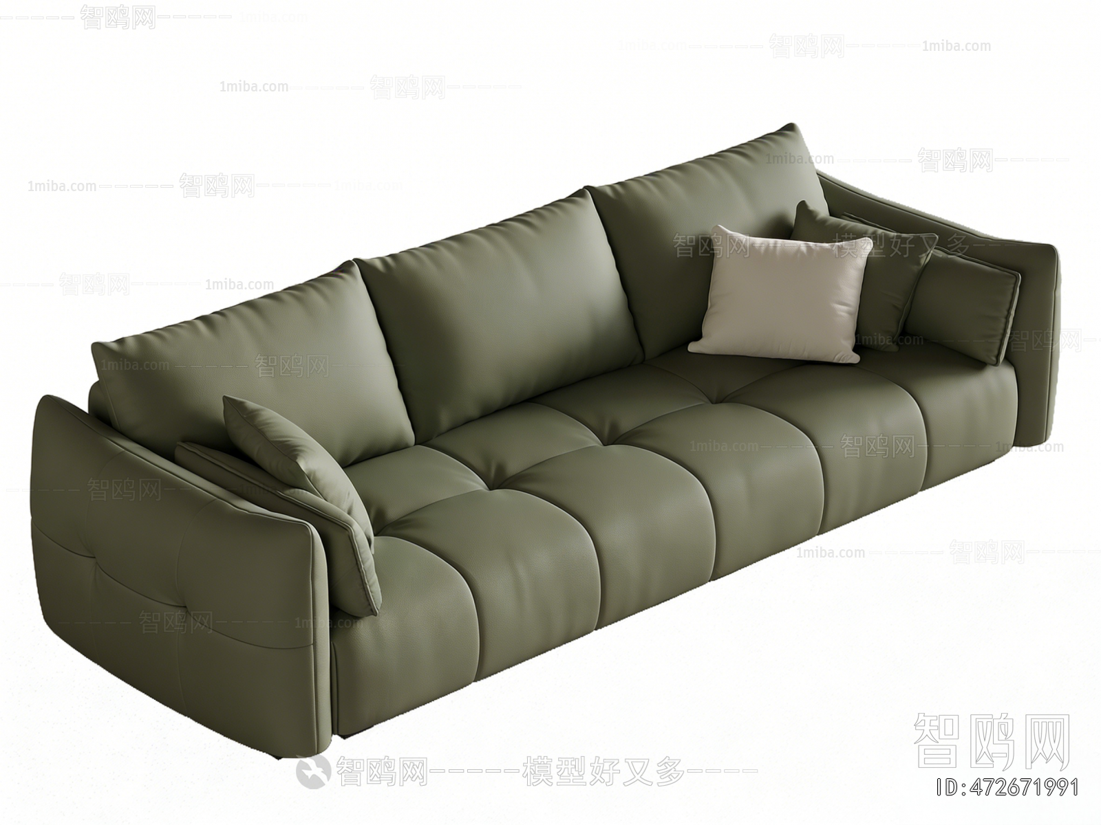 Modern Three-seat Sofa