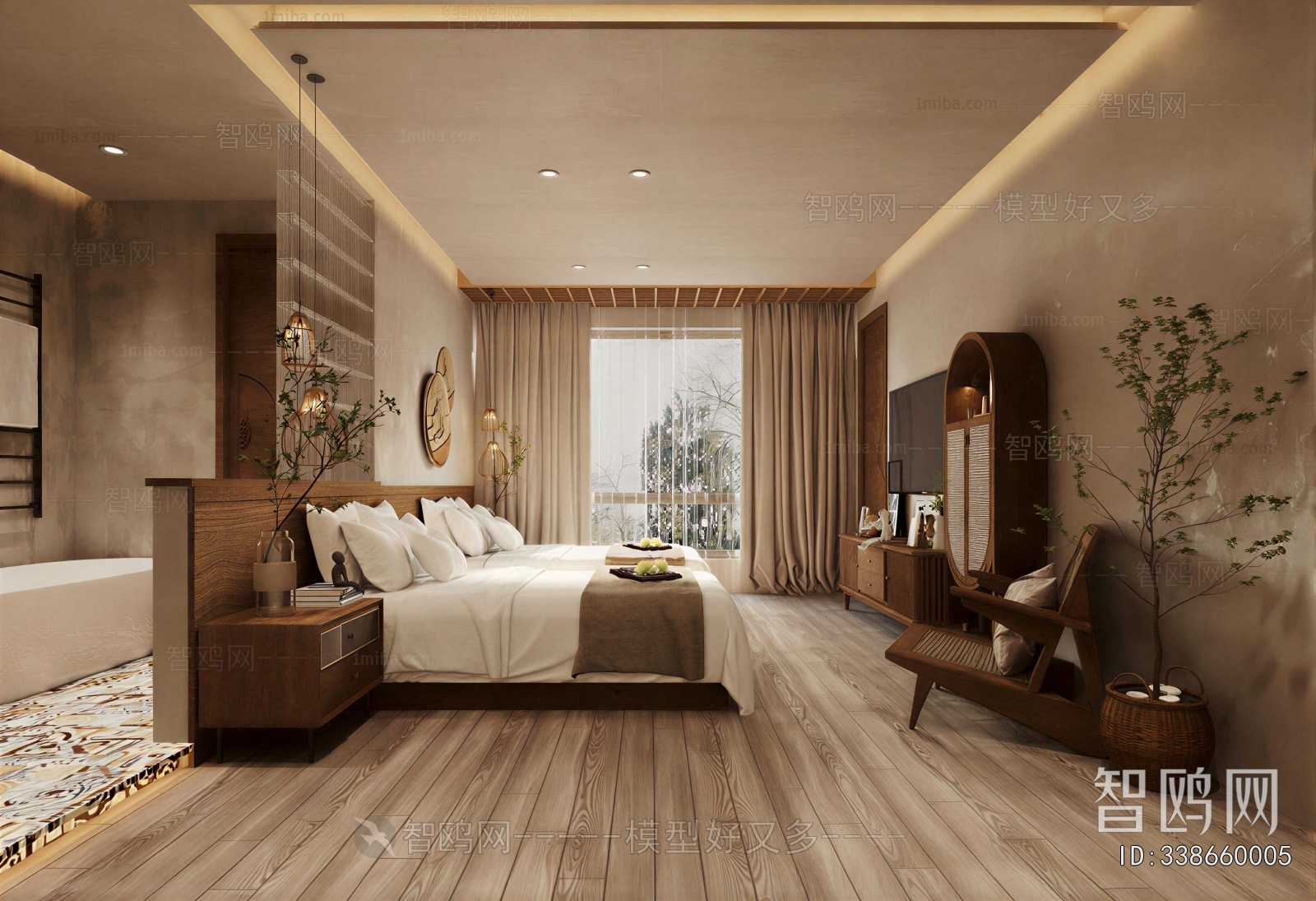 Modern Guest Room