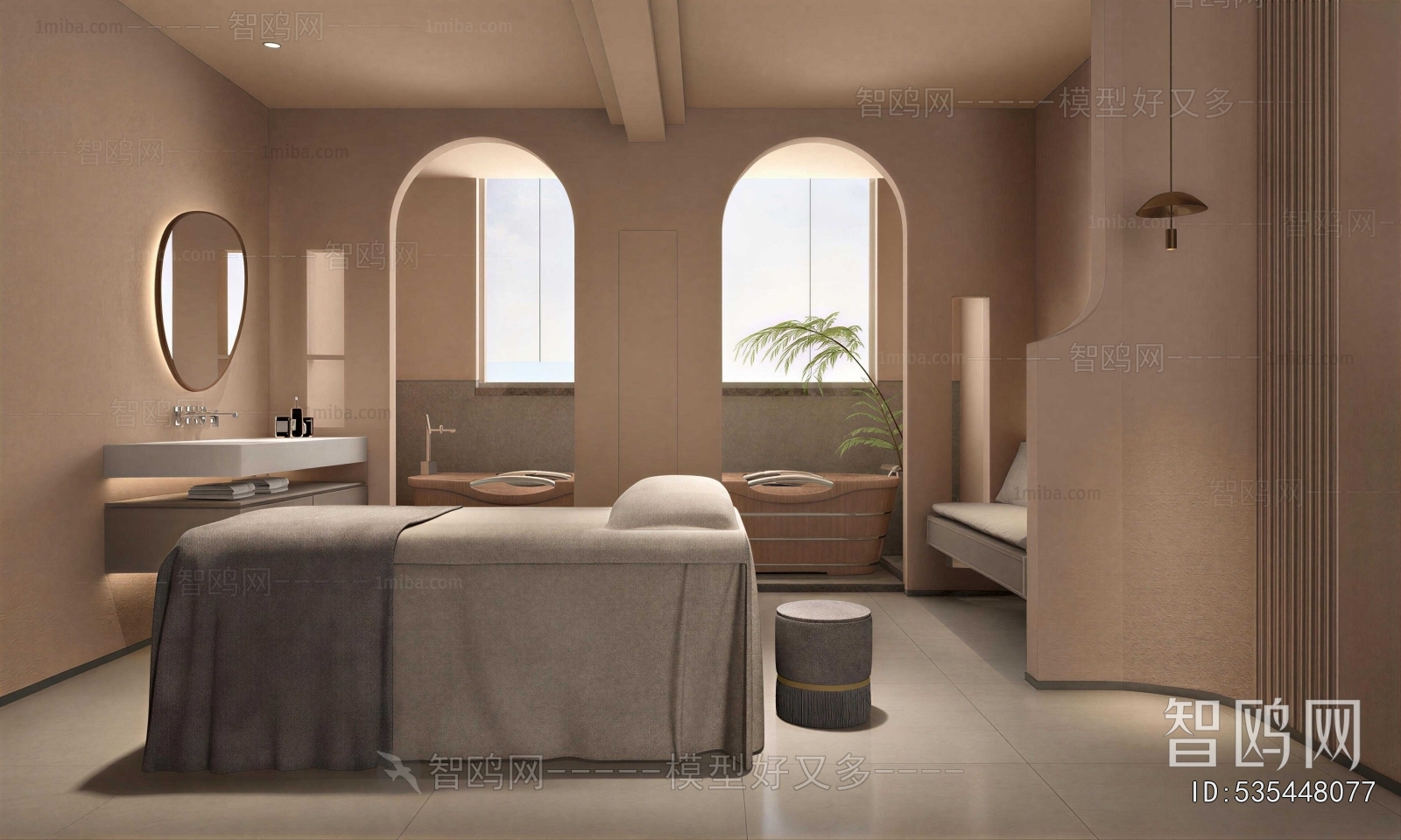 Wabi-sabi Style SPA Beauty
