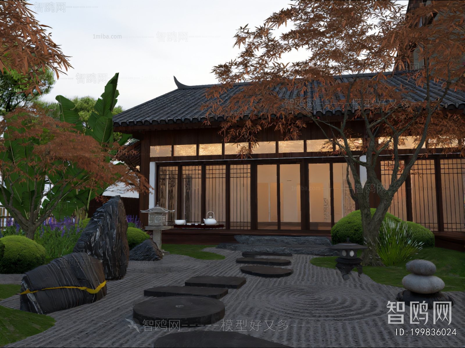 Japanese Style Courtyard/landscape