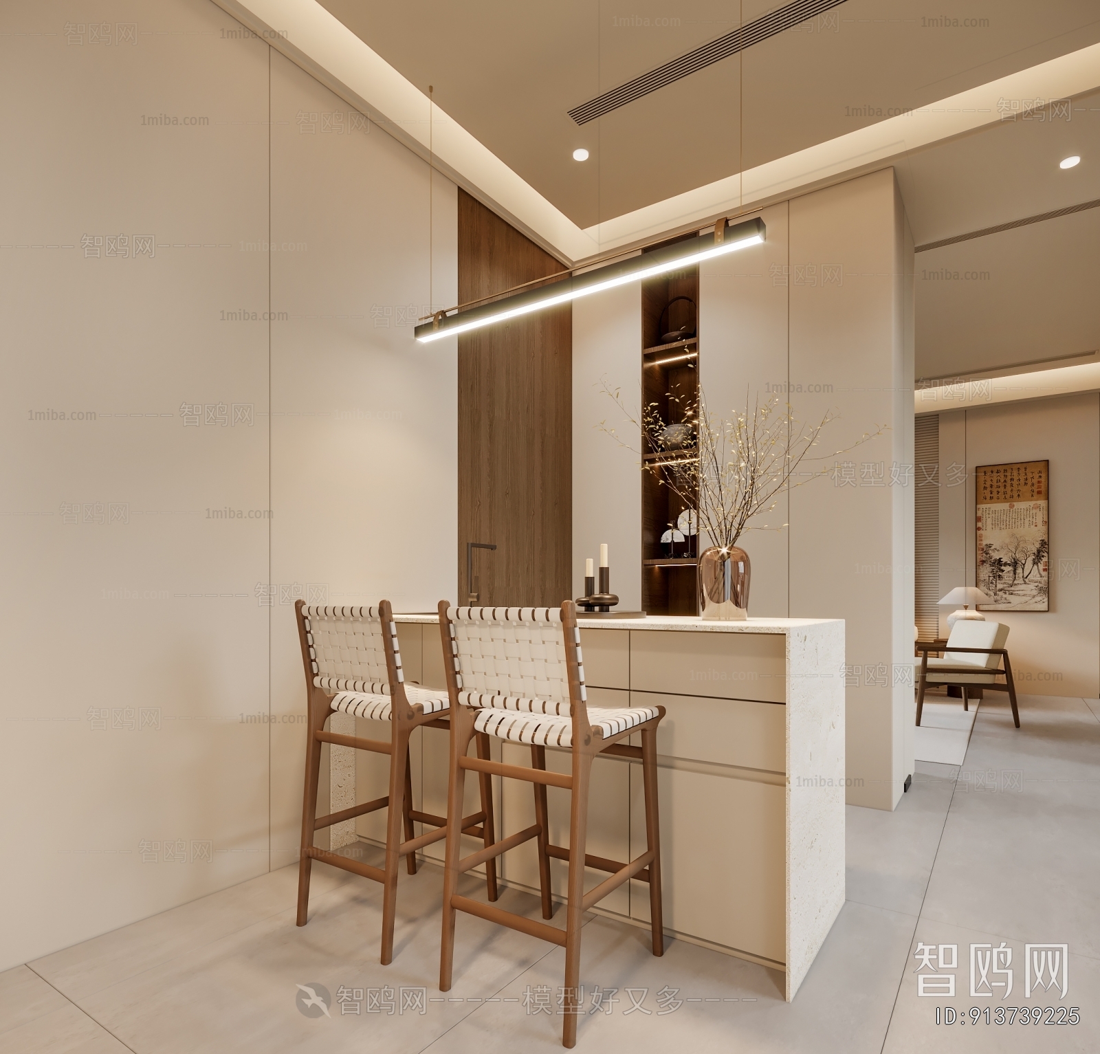 New Chinese Style Dining Room