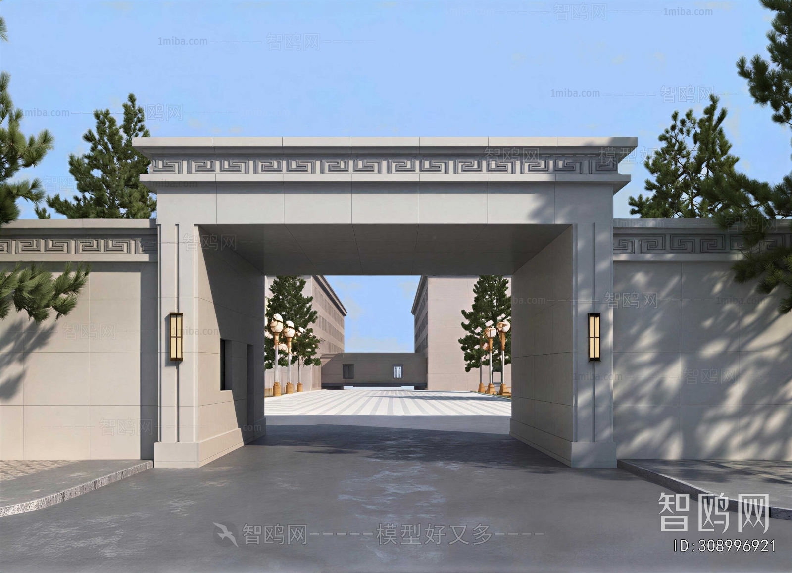 New Chinese Style Facade Element