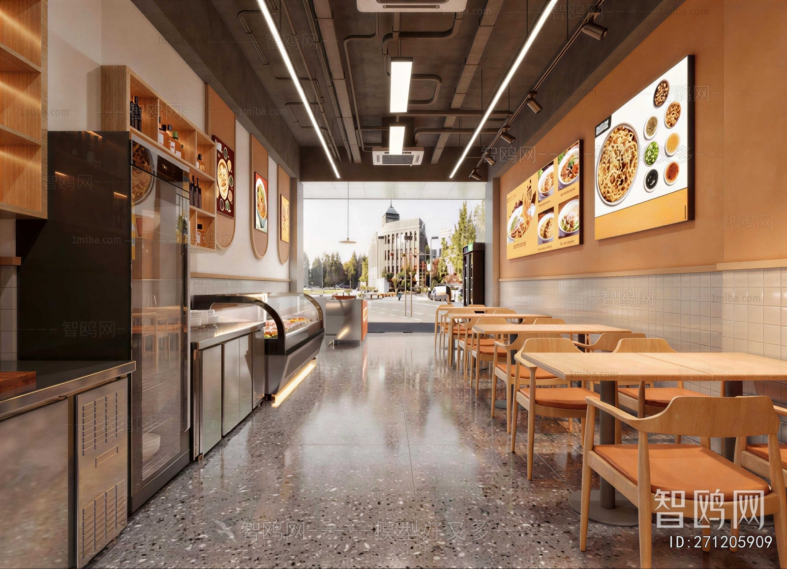 Modern Noodle Shop