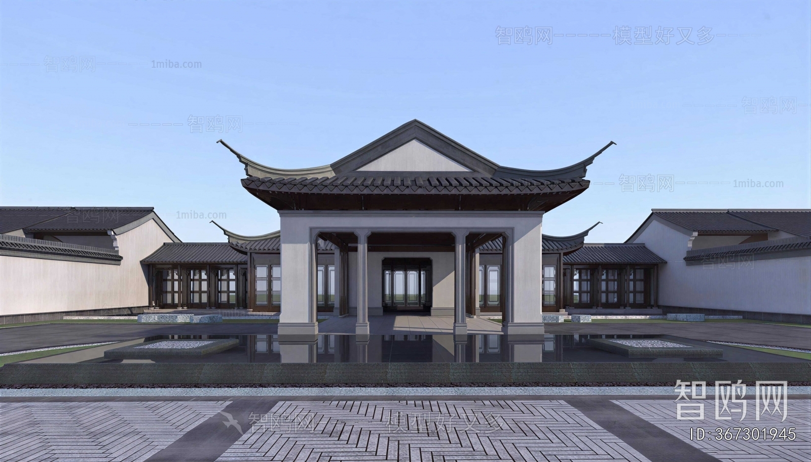 Chinese Style Ancient Architectural Buildings