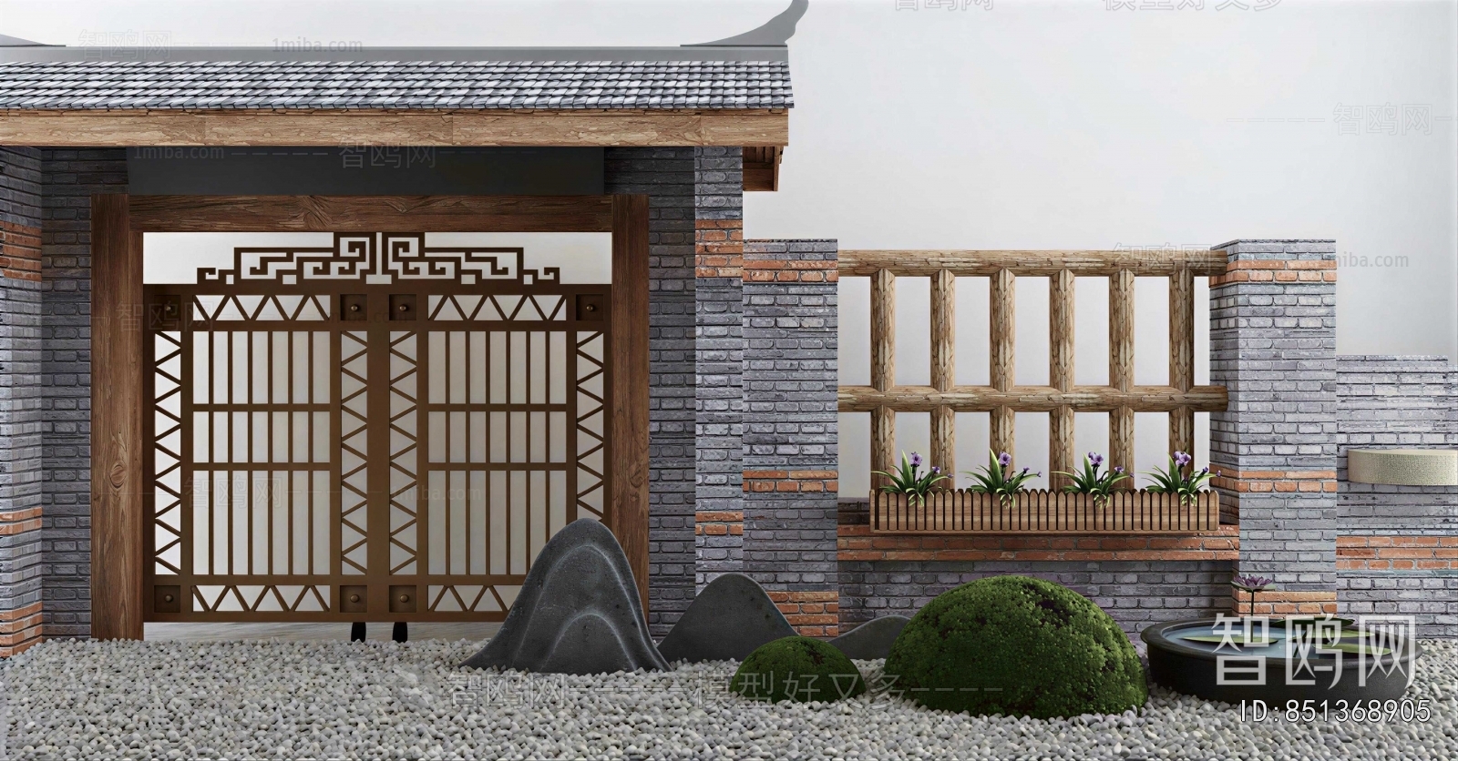 New Chinese Style Facade Element