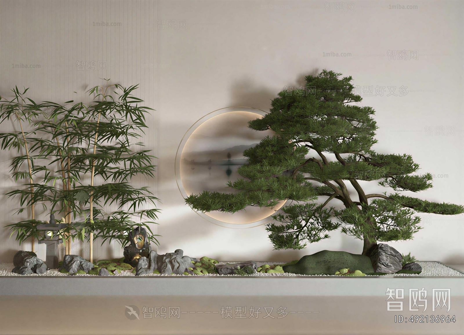 New Chinese Style Plant Landscaping