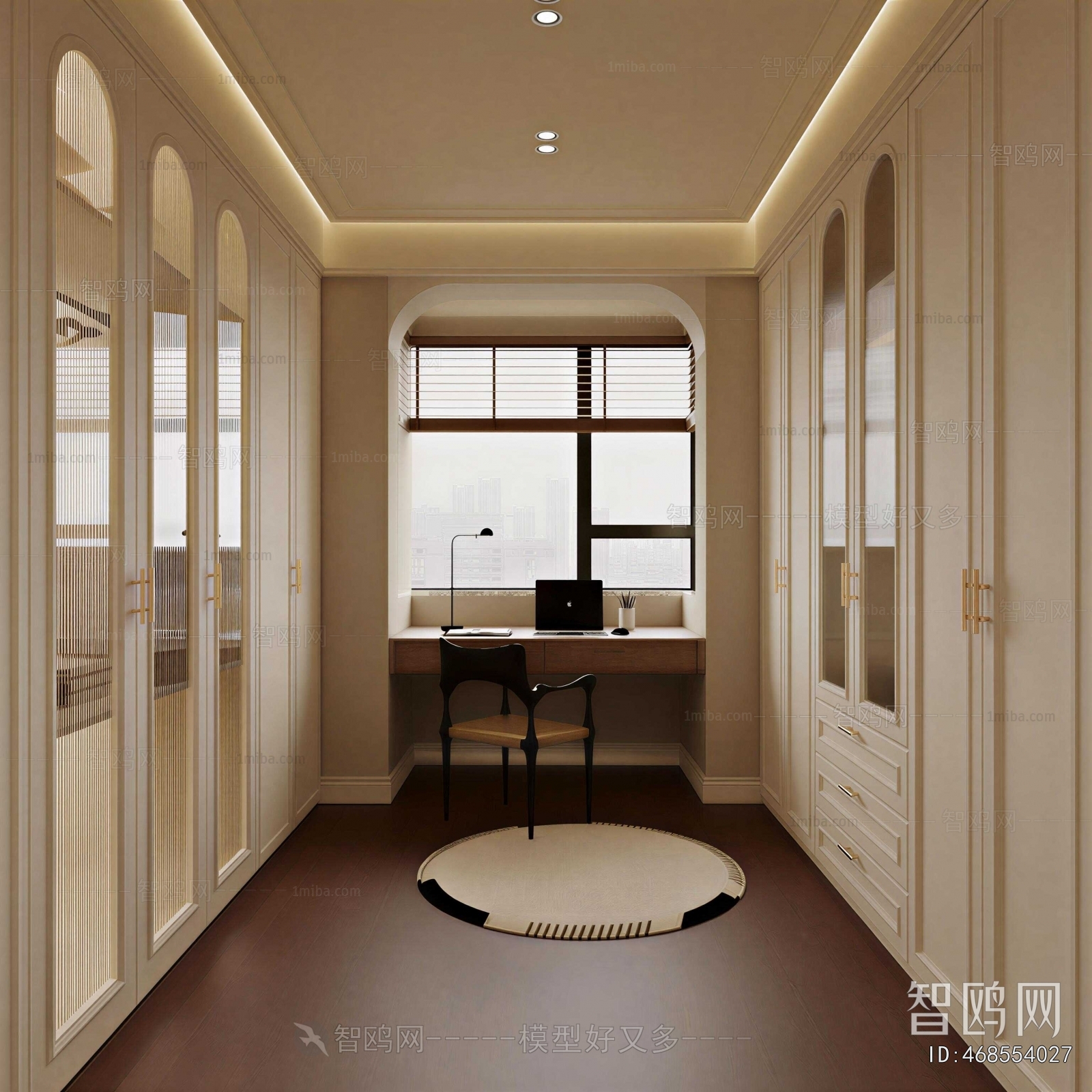 French Style Clothes Storage Area