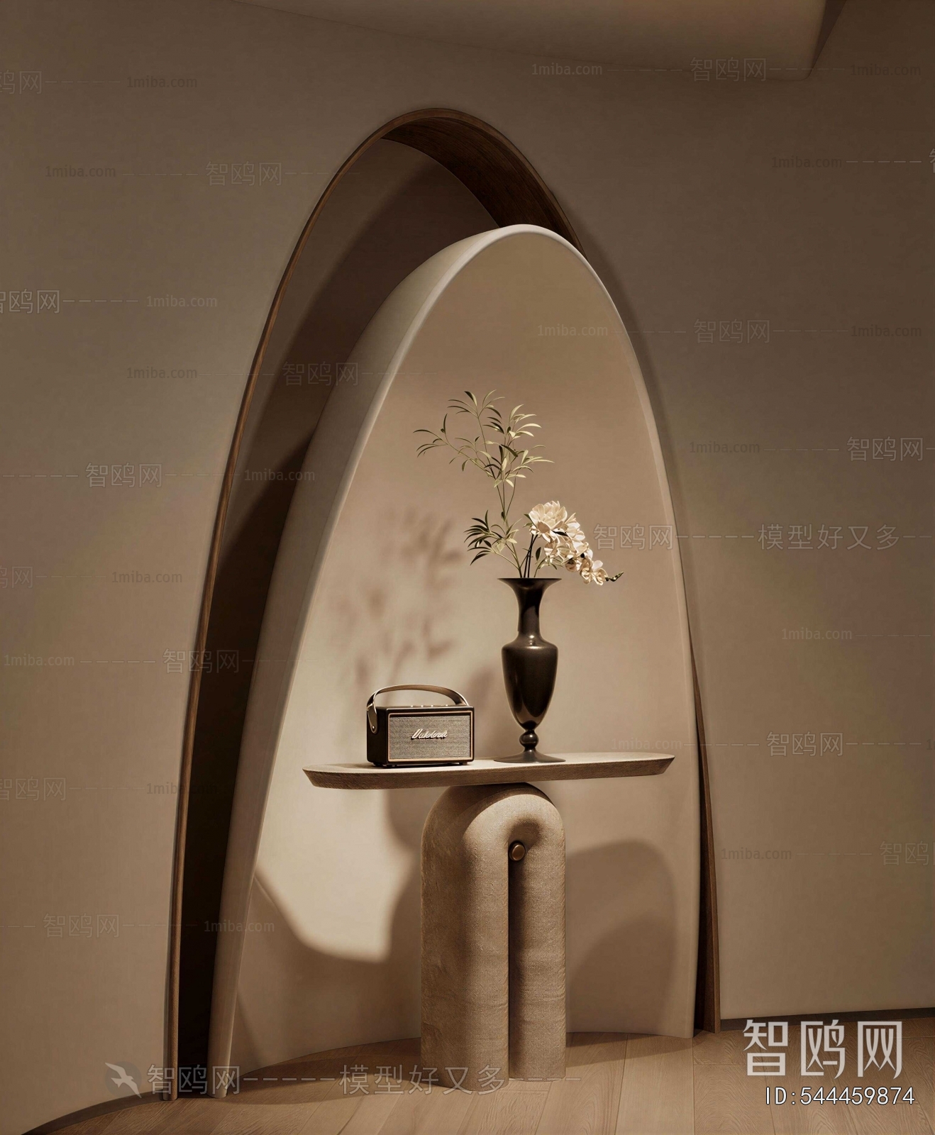 Wabi-sabi Style Console