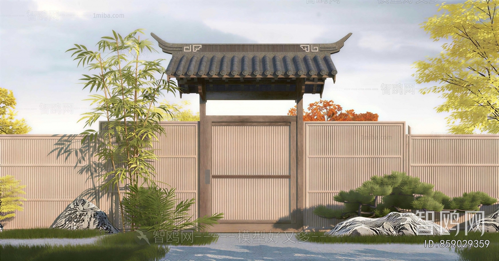 Chinese Style Landscape Wall