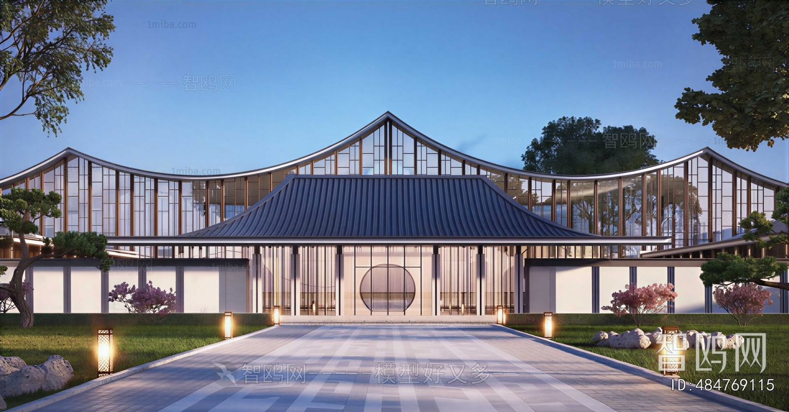 New Chinese Style Public Building