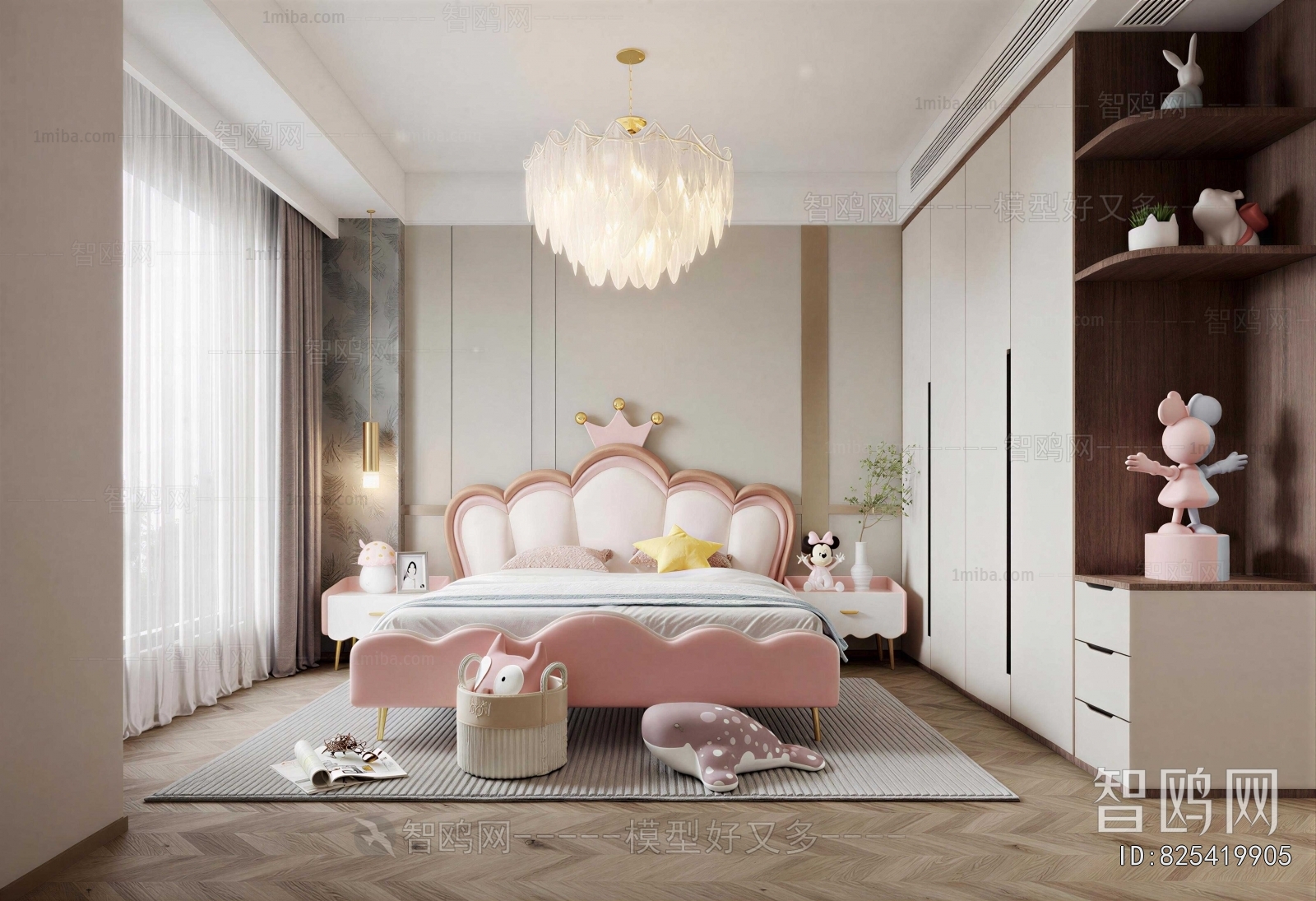 Nordic Style Girl's Room Daughter's Room