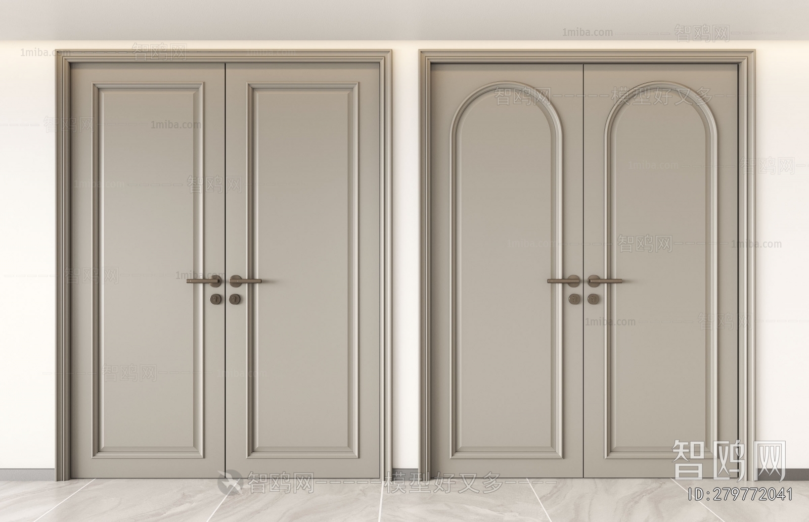French Style Double Door