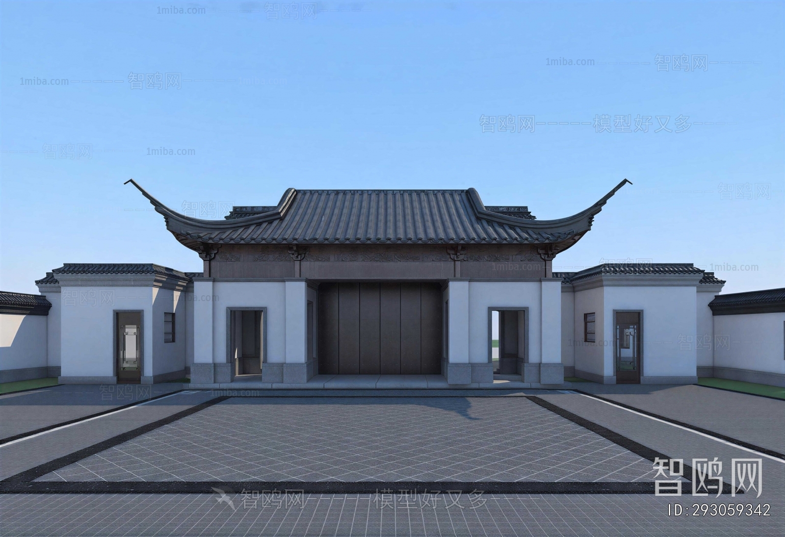 New Chinese Style Ancient Architectural Buildings
