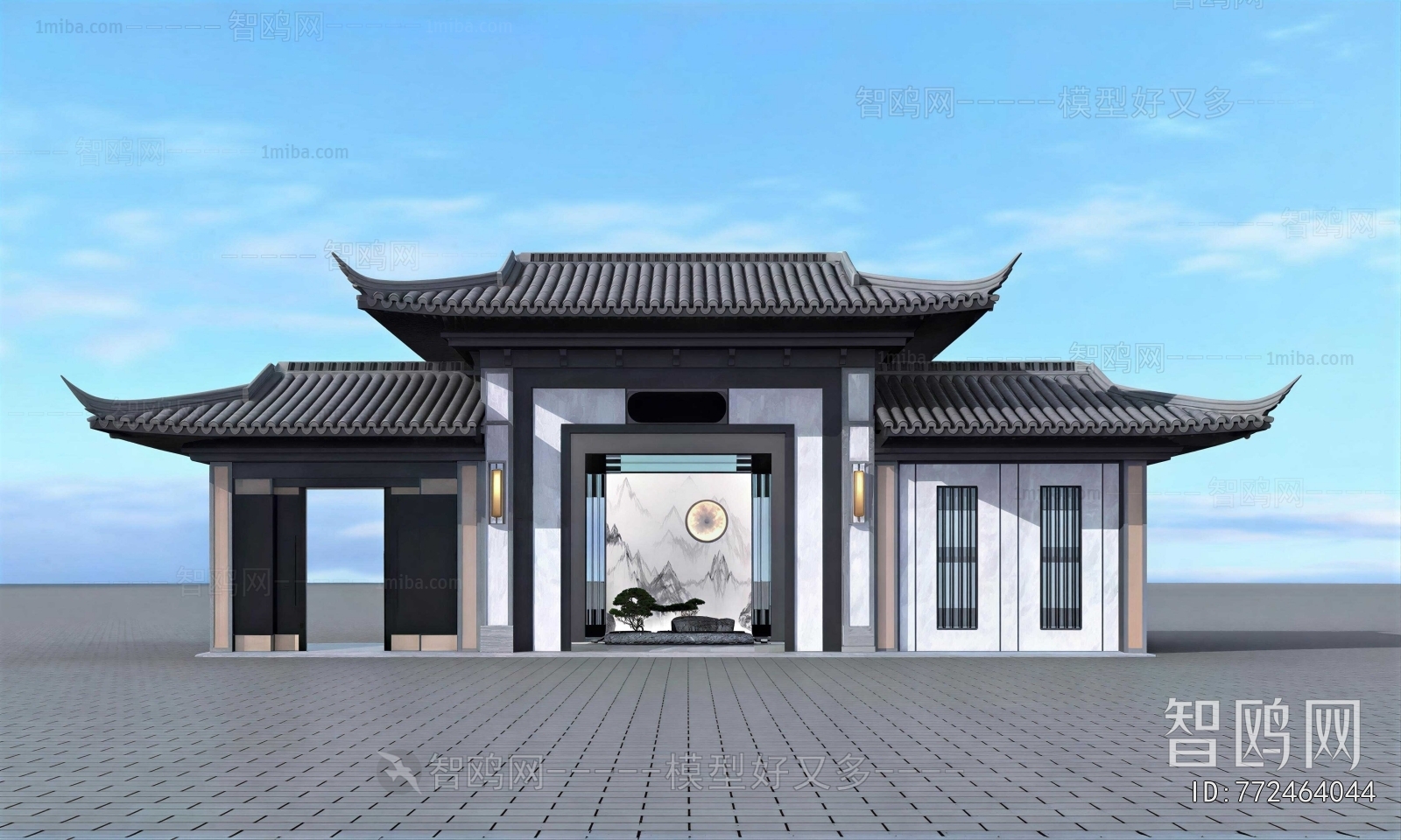 New Chinese Style Gate