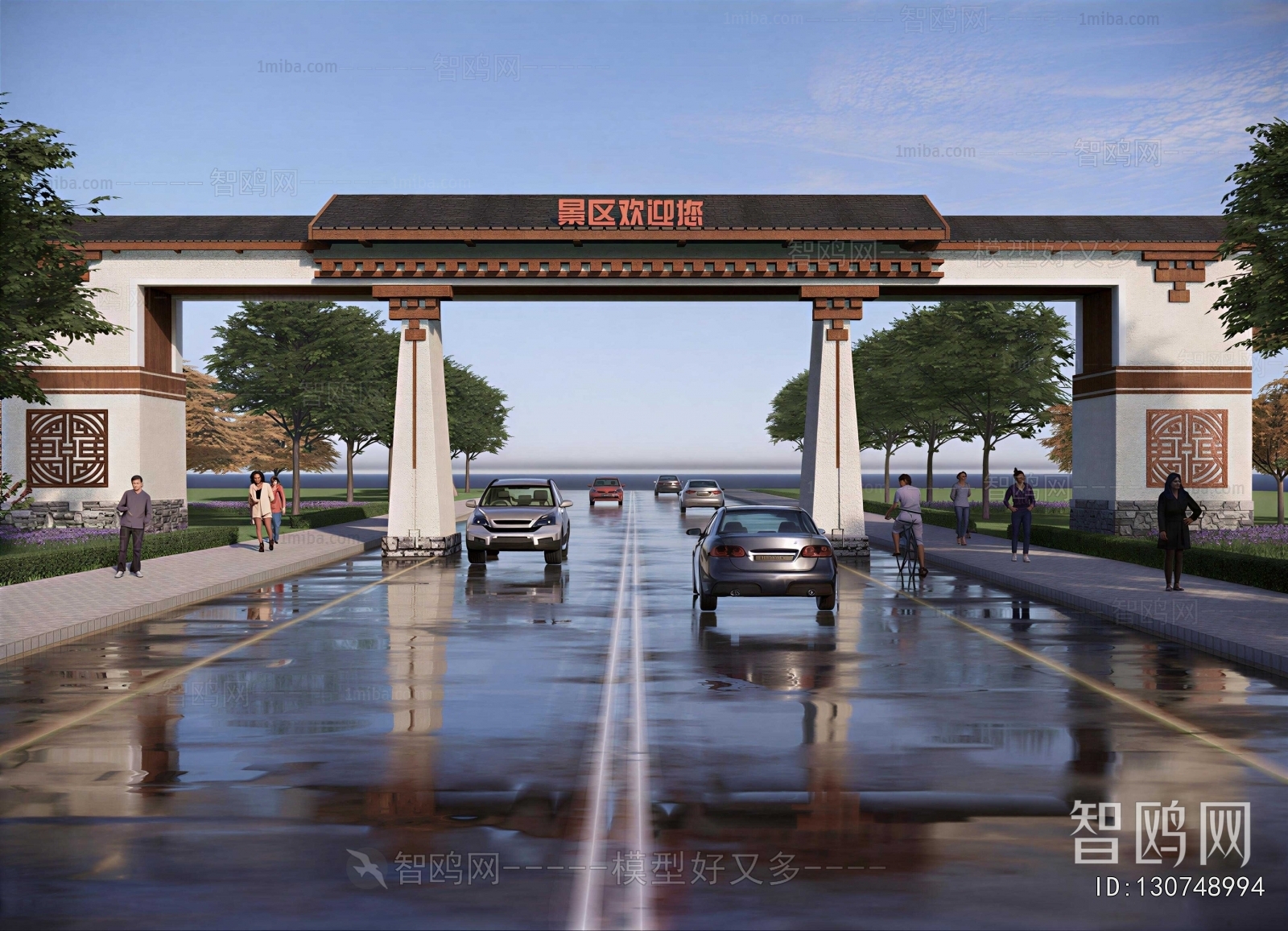 New Chinese Style Facade Element