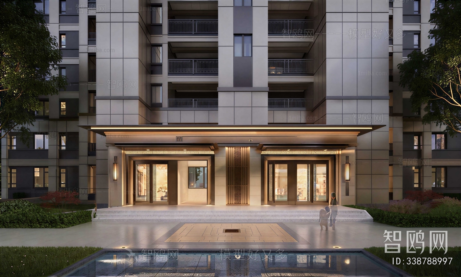 New Chinese Style Facade Element