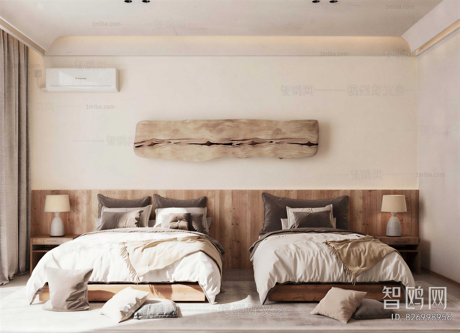 Wabi-sabi Style Bedroom