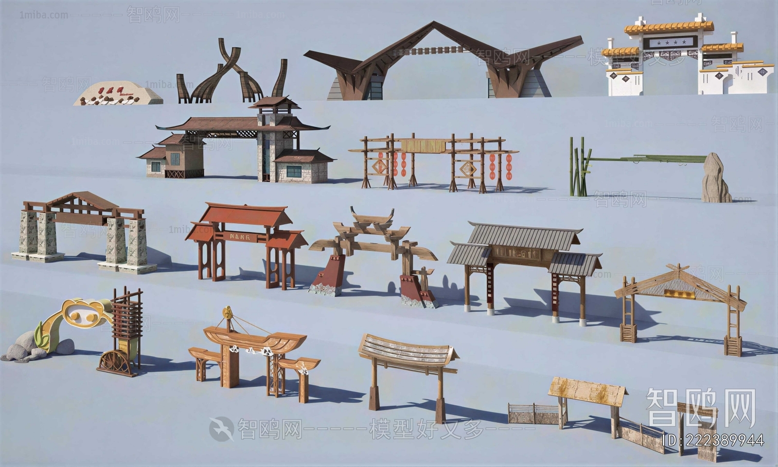 New Chinese Style Facade Element
