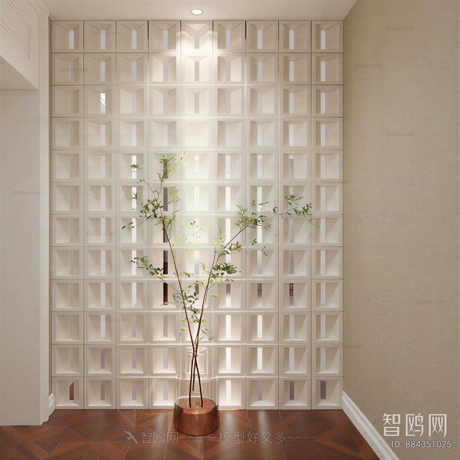 Modern Cement Brick Screen Partition