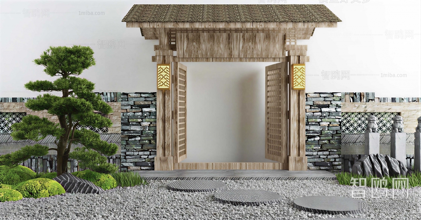 New Chinese Style Facade Element