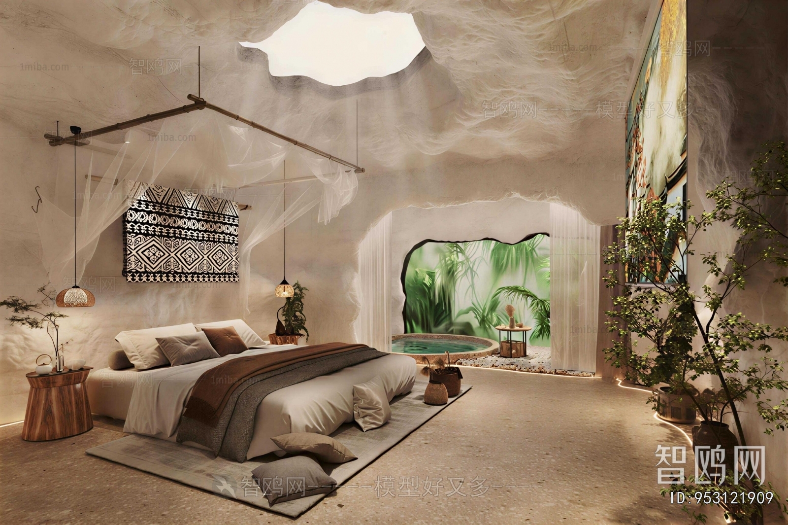 Modern Guest Room