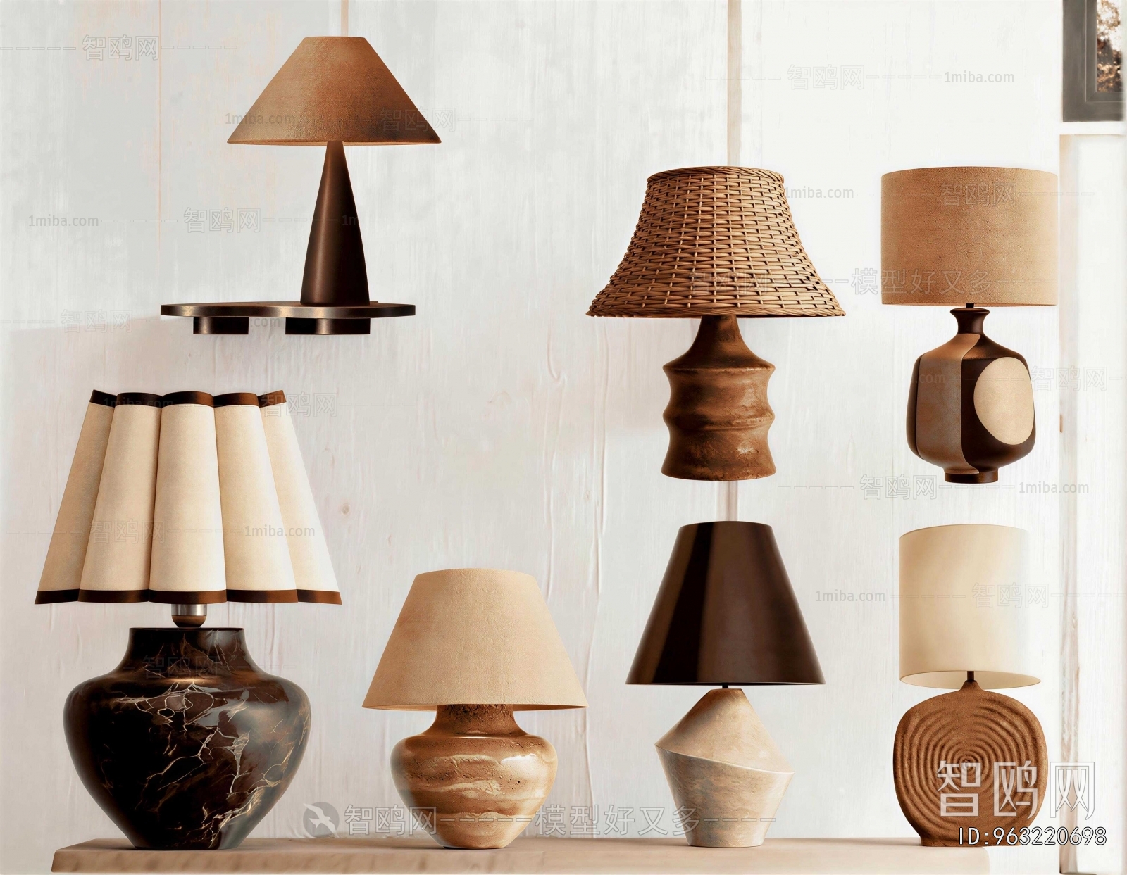 Wabi-sabi Style Table Lamp