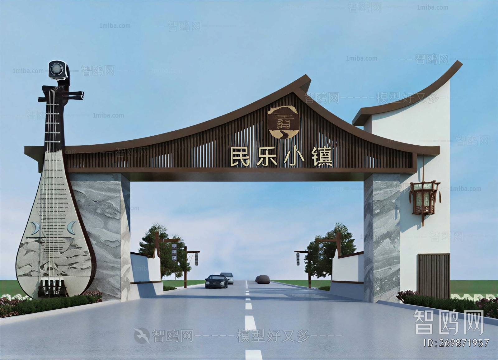 New Chinese Style Facade Element