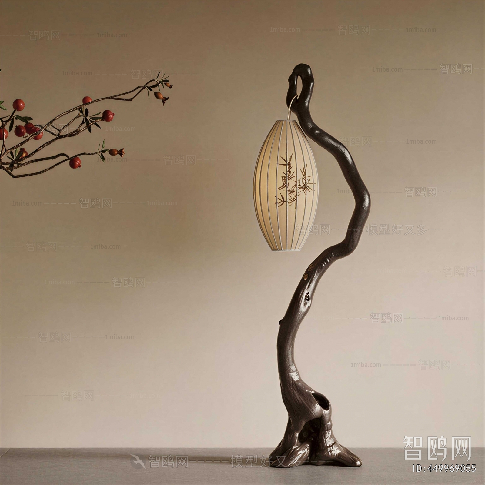 New Chinese Style Floor Lamp