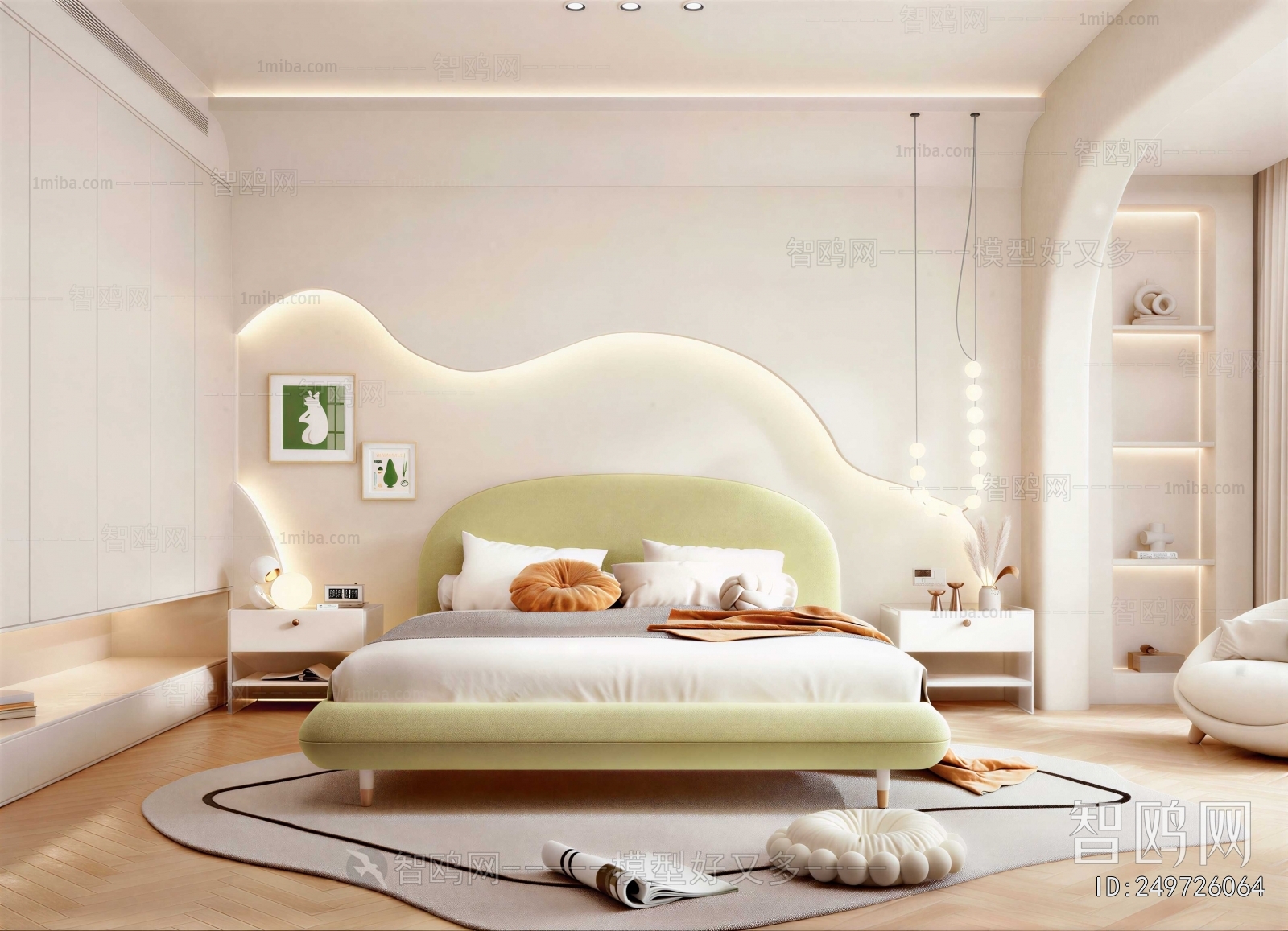 Wabi-sabi Style Bedroom