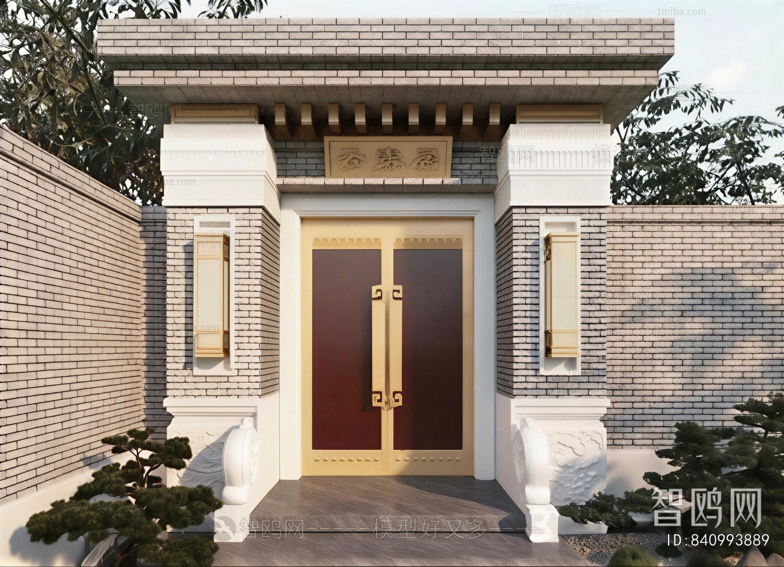 New Chinese Style Facade Element