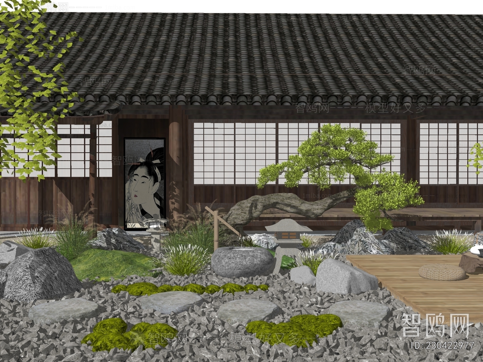 Japanese Style Courtyard/landscape