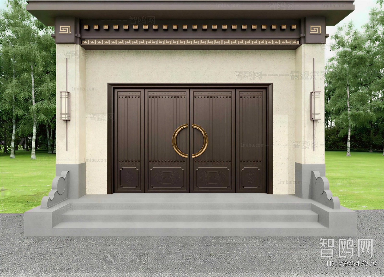 New Chinese Style Facade Element