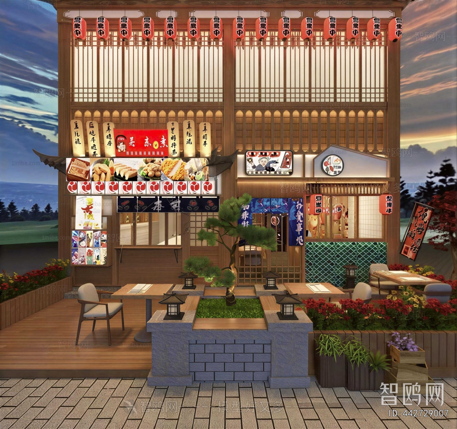 Japanese Style Facade Element