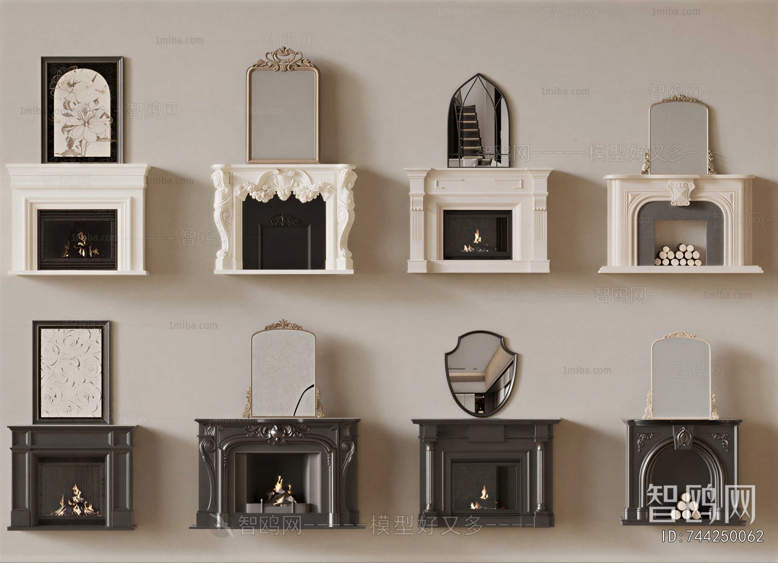 French Style Fireplace