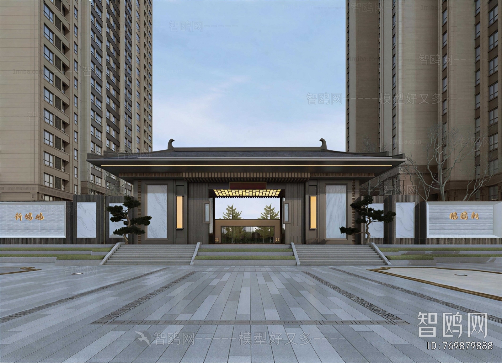 New Chinese Style Facade Element